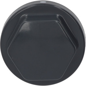 BLACK KNOB ϕ 70 mm SILK-SCREEN PRINTED