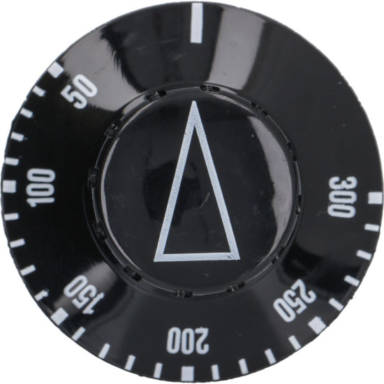 KNOB BLACK ϕ 50 mm 50-300°C KNOB BLACK ϕ 50 mm 50-300°C
