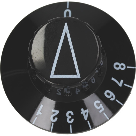 KNOB BLACK ϕ 50 mm 0-1-2-3-4-5-6-7-8 KNOB BLACK ϕ 50 mm 0-1-2-3-4-5-6-7-8