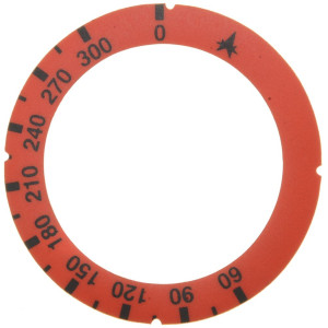 SELF-ADHESIVE DISC RED 60-300°C