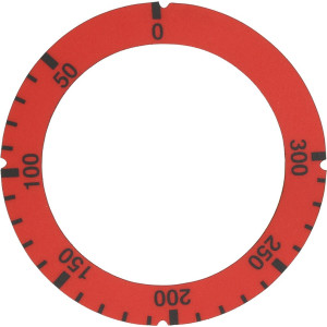SELF-ADHESIVE DISC RED 50-300°C