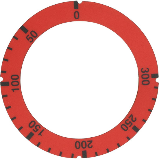 SELF-ADHESIVE DISC RED 50-300°C