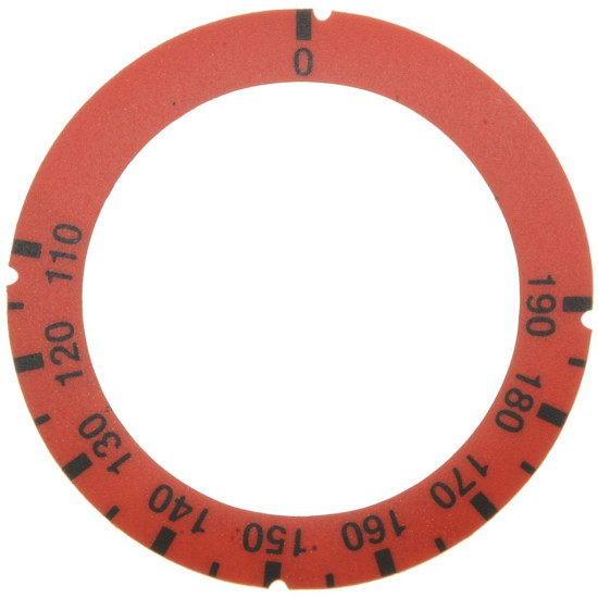 SELF-ADHESIVE DISC RED 110-190°C