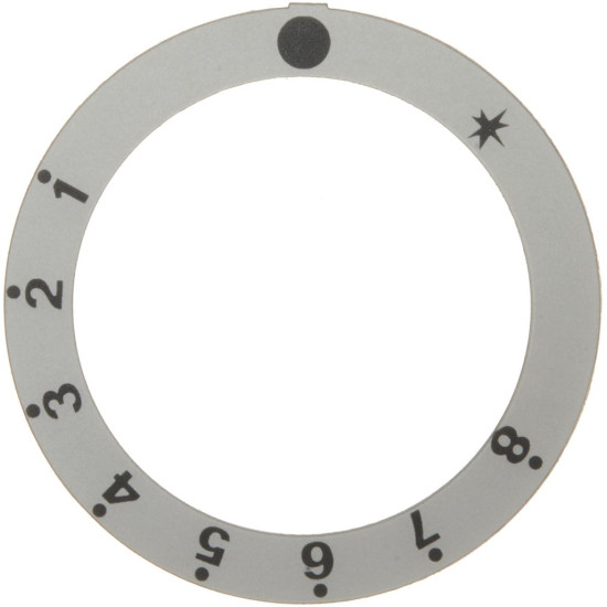 SELF-ADHESIVE KNOB DISC 1-2-3-4-5-6-7-8 SELF-ADHESIVE KNOB DISC 1-2-3-4-5-6-7-8
