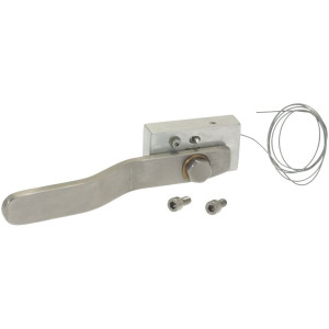 DOOR HANDLE AND FIXING PLATE