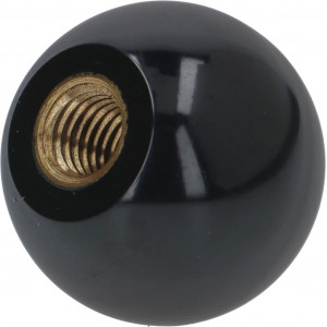 BLACK BALL KNOB W/PITCH 12M