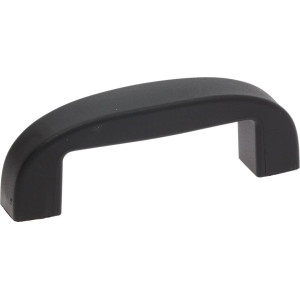 BLACK PLASTIC HANDLE 124 mm