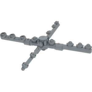 WASH/RINSE ARM ASSEMBLY LOWER