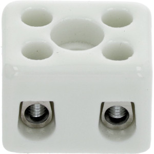TERMINAL BLOCK 2-POLE CERAMIC