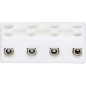 TERMINAL BLOCK 4-POLES OF CERAMIC
