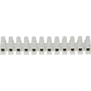 TERMINAL BLOCK 12-POLES OF PLASTIC