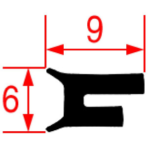 GASKET FOR OVEN GLASS - 9 m