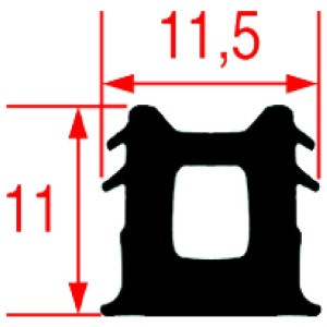 GASKET FOR OVEN DOOR - 6 m