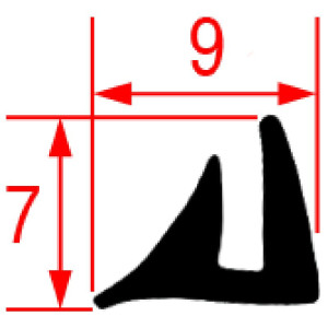 GASKET FOR OVEN GLASS - 25 m