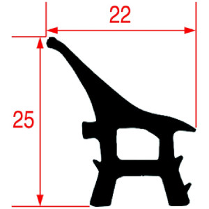 GASKET FOR OVEN DOOR - 3 m