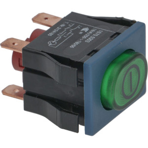 SWITCH BIPOLAR GREEN 250V 16A