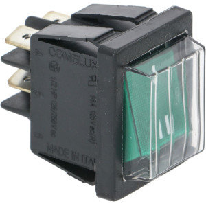 BIPOLAR SWITCH GREEN 16A 250V