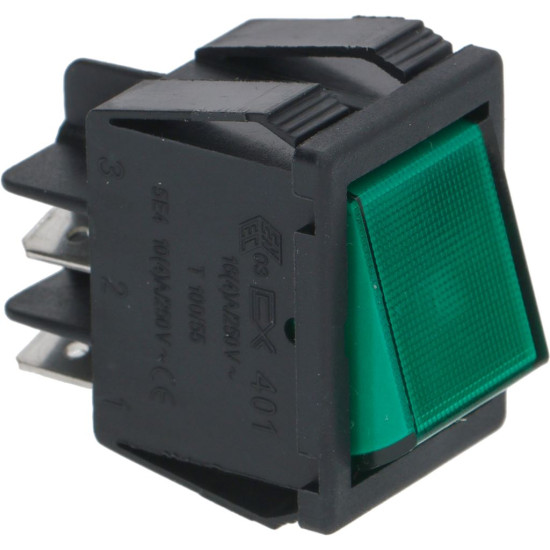 BIPOLAR SWITCH GREEN 16A 250V BIPOLAR SWITCH GREEN 16A 250V
