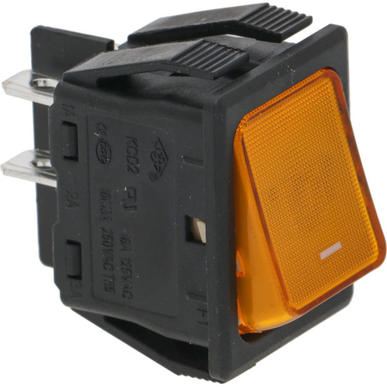 BIPOLAR SWITCH ORANGE 16A 250V BIPOLAR SWITCH ORANGE 16A 250V