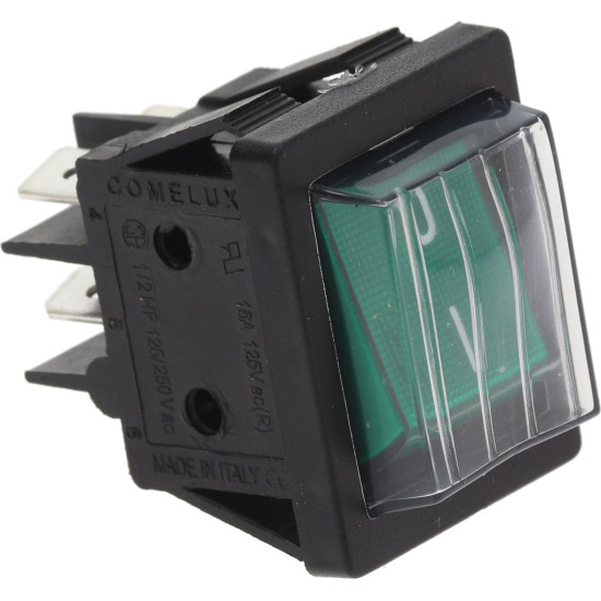 PUSH-BUTTON 2-POLE GREEN 16A 250V PUSH-BUTTON 2-POLE GREEN 16A 250V