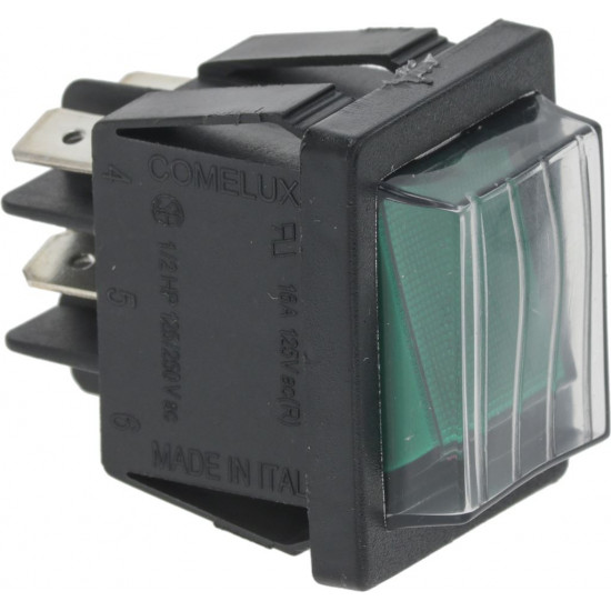 BIPOLAR SWITCH GREEN 16A 250V BIPOLAR SWITCH GREEN 16A 250V