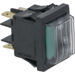CHANGEOVER SWITCH 1 POLE GREEN 16A 250V