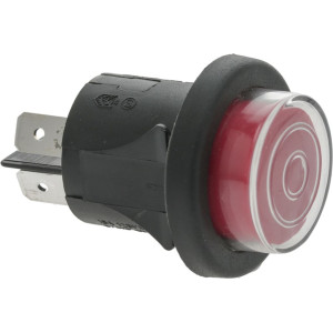 RED SINGLE-POLE PUSH-BUTTON 16A 250V