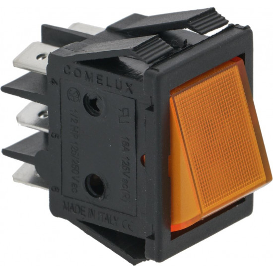 YELLOW MOMENTARY SWITCH 250V YELLOW MOMENTARY SWITCH 250V