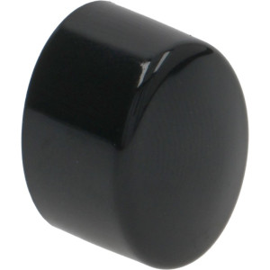 PUSH-BUTTON ELLIPTICAL 17x13 mm BLACK