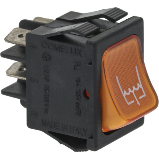 PUSH-BUTTON 2 POLE ORANGE 16A 250V PUSH-BUTTON 2 POLE ORANGE 16A 250V