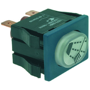 PUSH-BUTTON WHITE SCREEN-PRINTED