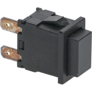 PUSH-BUTTON 1 POLE BLACK 15A 250V
