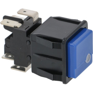 BIPOLAR SWITCH BLUE 16A 250V