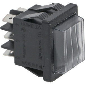 CHANGEOVER SWITCH 2 POLE BLACK 16A 250V