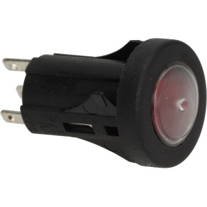 PUSH-BUTTON 1-POLE RED 3A 250V