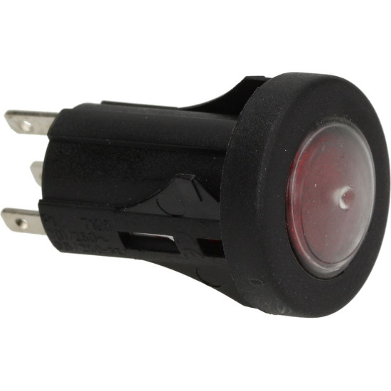 PUSH-BUTTON 1-POLE RED 3A 250V PUSH-BUTTON 1-POLE RED 3A 250V