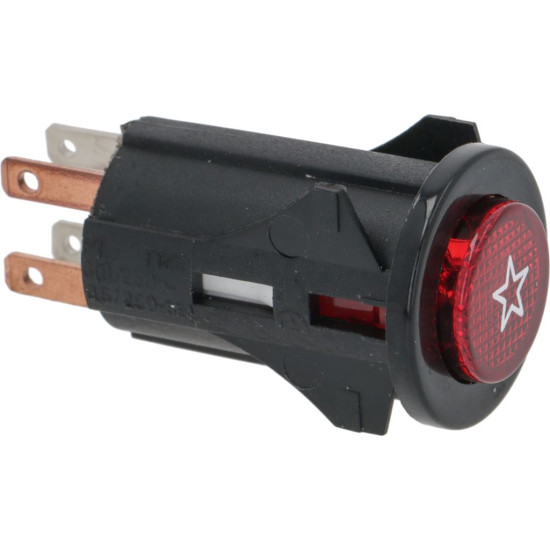 PUSH-BUTTON RESET RED 3A 250V PUSH-BUTTON RESET RED 3A 250V
