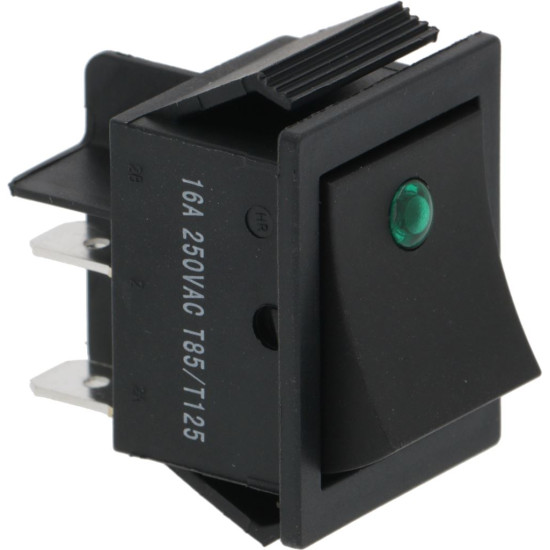 BIPOLAR SWITCH BLACK 16A 250V BIPOLAR SWITCH BLACK 16A 250V