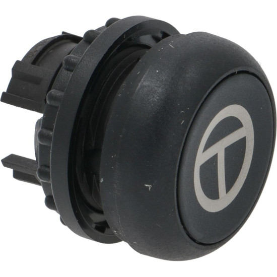 FLUSH PUSH-BUTTON BLACK SIMB. T FLUSH PUSH-BUTTON BLACK SIMB. T