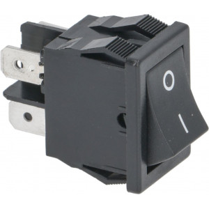 BIPOLAR SWITCH BLACK 16A 250V
