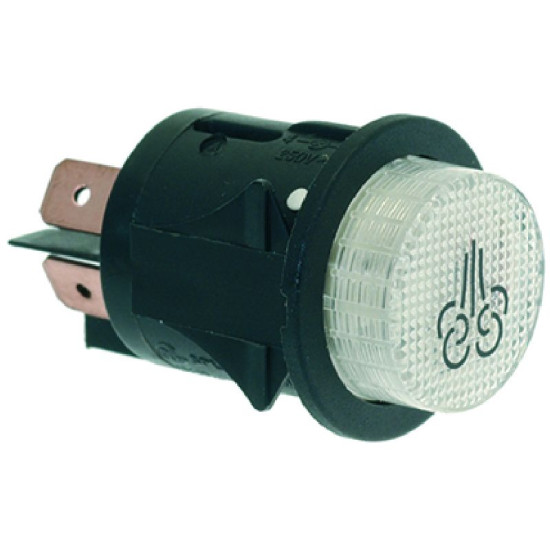 PUSH-BUTTON 1-POLE WHITE 16A 250V PUSH-BUTTON 1-POLE WHITE 16A 250V
