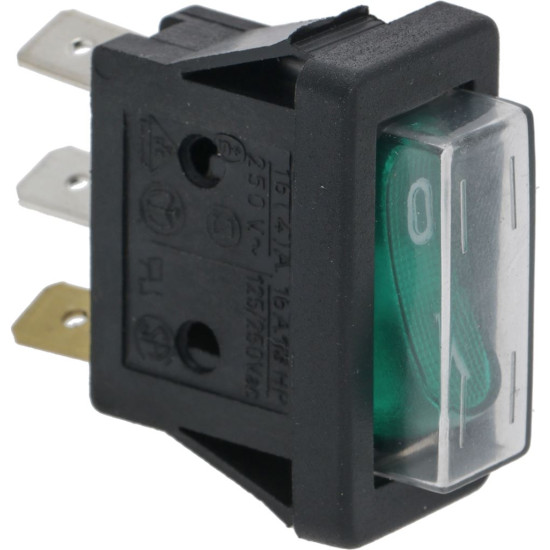 SWITCH 3-POLES GREEN 16A 250V SWITCH 3-POLES GREEN 16A 250V