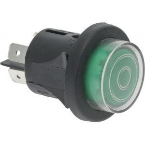 BIPOLAR SWITCH GREEN 16A 250V