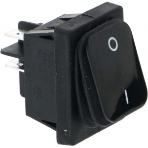 BIPOLAR SWITCH BLACK 16A 250V