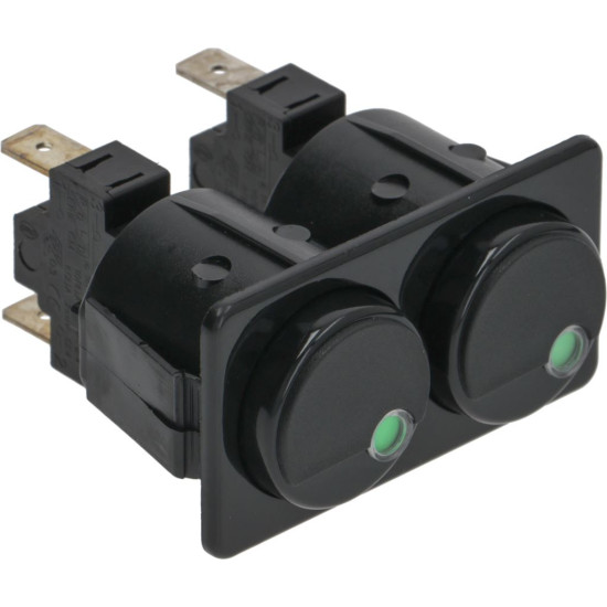 DOUBLE SINGLE POLE SWITCH 16A 250V