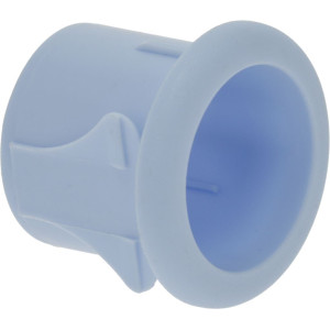 ROUND PUSH-BUTTON HOLDER LIGHT BLUE