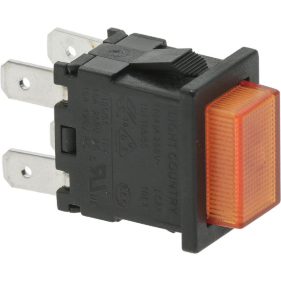 ORANGE BIPOLAR SWITCH 15A 250V ORANGE BIPOLAR SWITCH 15A 250V