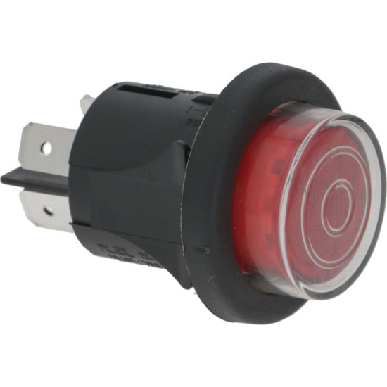 BIPOLAR SWITCH RED 16A 250V