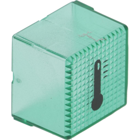 LAMP CAP GREEN 23x23 mm TERMOMETRO