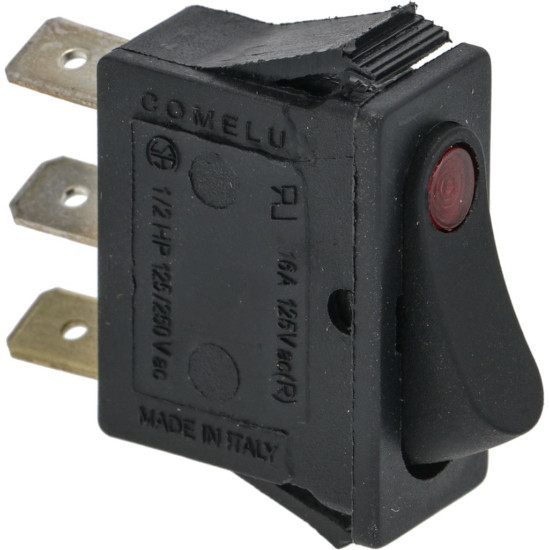 BLACK SINGLE-POLE SWITCH 16A 250V BLACK SINGLE-POLE SWITCH 16A 250V